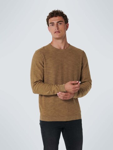 No Excess Sweater in Brown: front