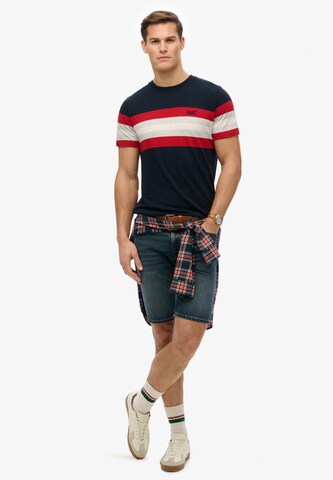 T-Shirt 'Essentials' Superdry en bleu