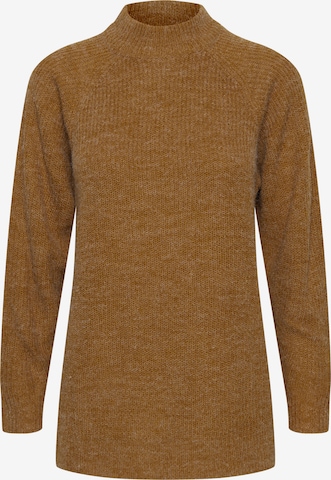 ICHI Sweater 'IHMARAT' in Brown: front