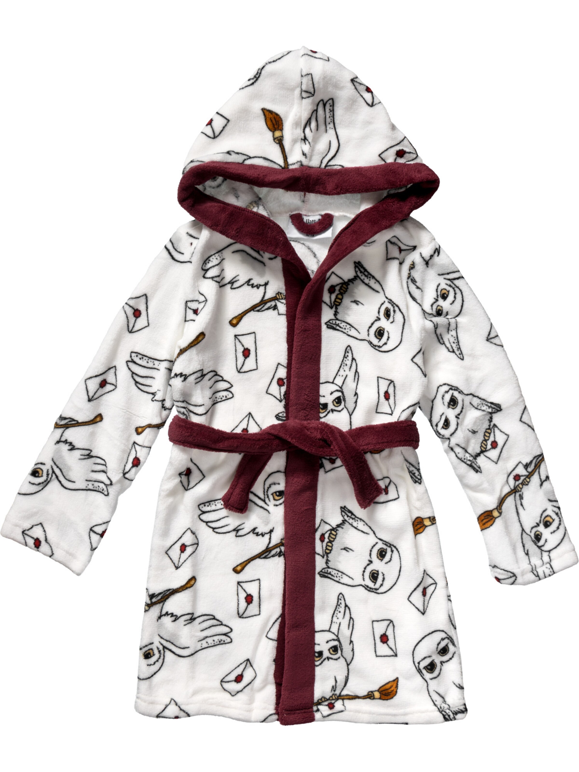 Warner Bros. Bademantel ' Harry Potter ' in Weiß: Vorderseite