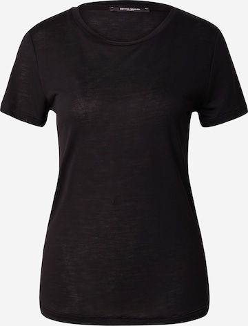 BRUUNS BAZAAR Shirt in Black: front