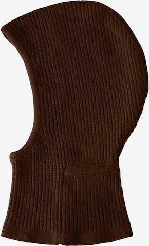 BabyMocs Beanie in Brown: front