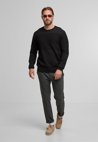 INDICODE JEANS Trui 'INFame' in Zwart