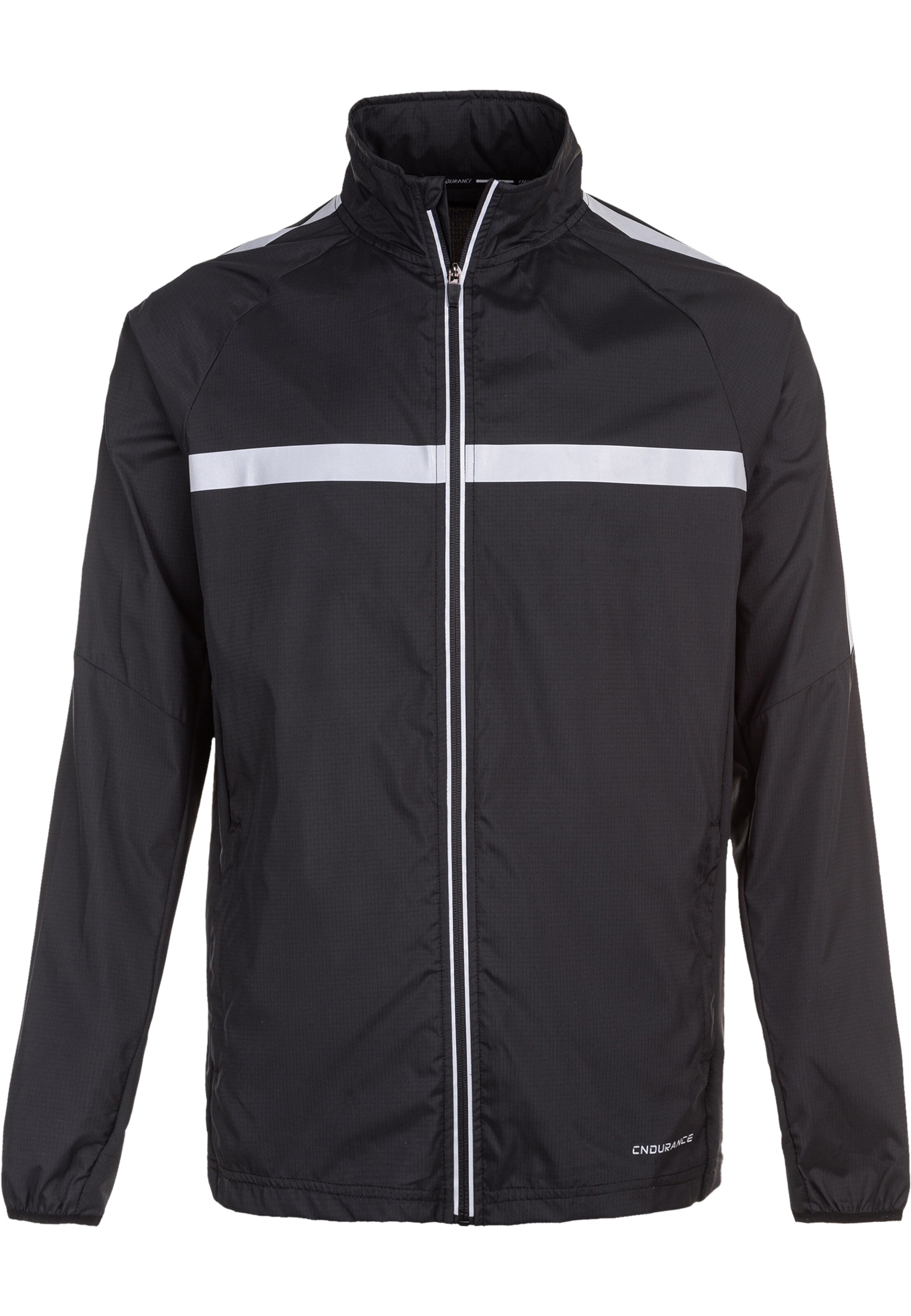 ENDURANCE Sportjacke in Schwarz: Vorderseite