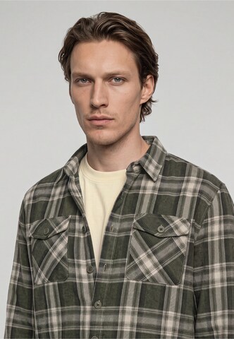 INDICODE JEANS Regular fit Button Up Shirt 'INStanlei' in Green