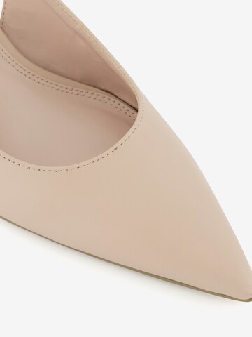 Dune LONDON Slingback pumps 'CAPITOL' i beige