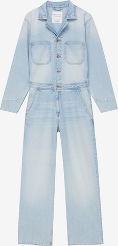 Pull&Bear Jumpsuit in Blau: predná strana