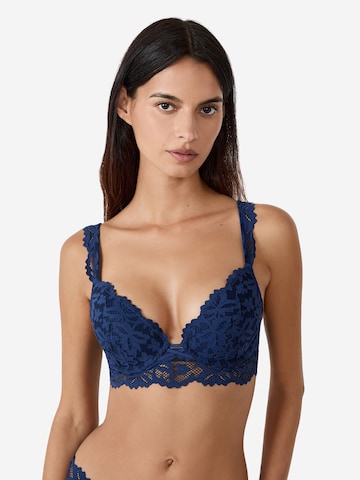 Push-up Reggiseno 'Legende' di ETAM in blu: frontale