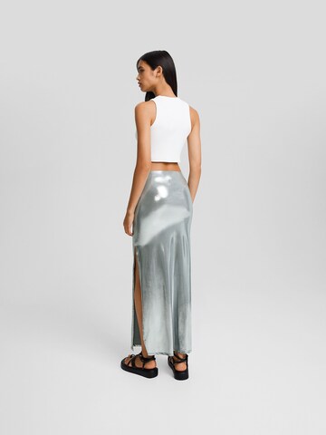 Bershka Skirt in Silver