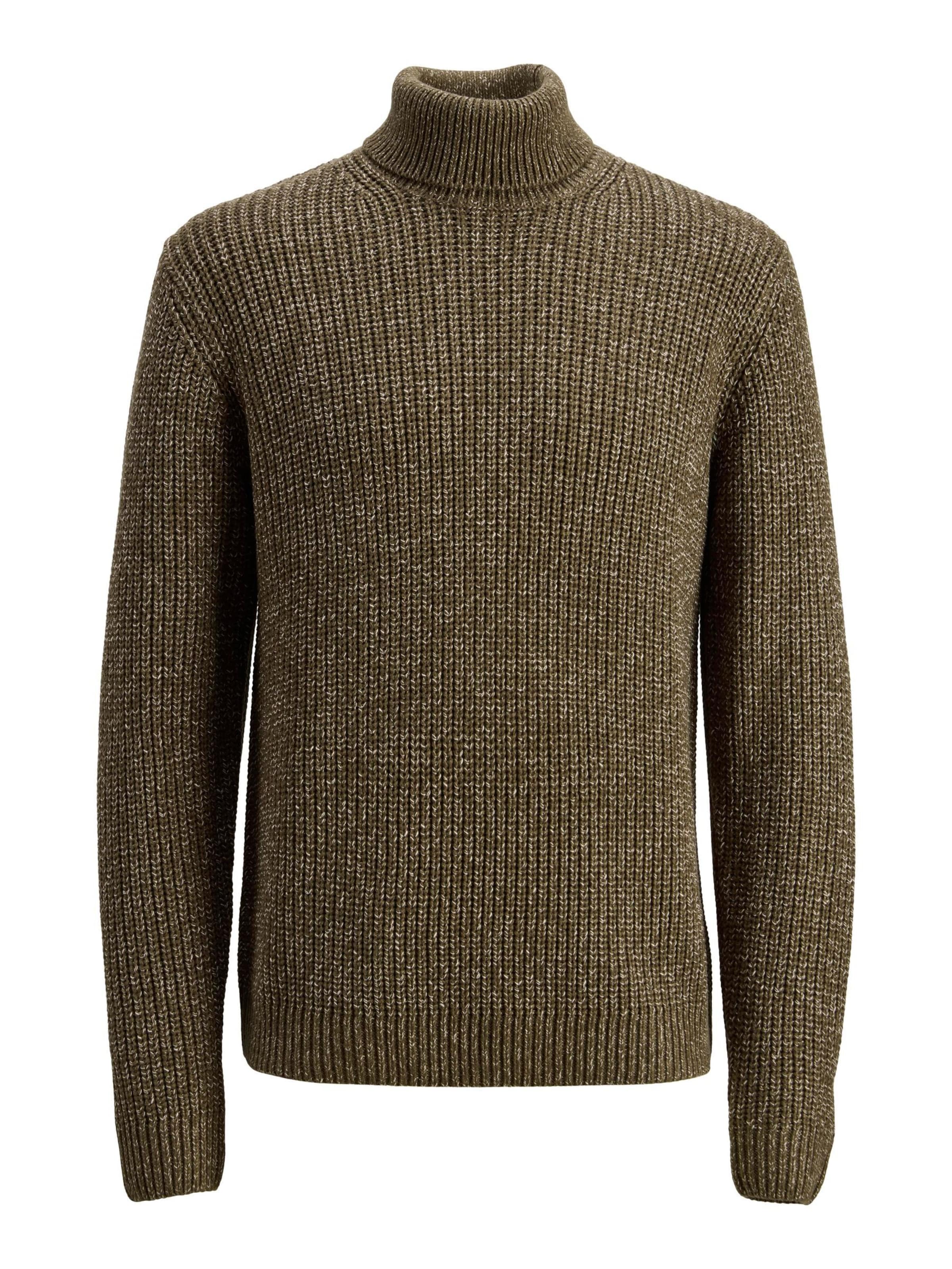 JACK & JONES Pullover 'JORBLEECKER' in Braun: Vorderseite