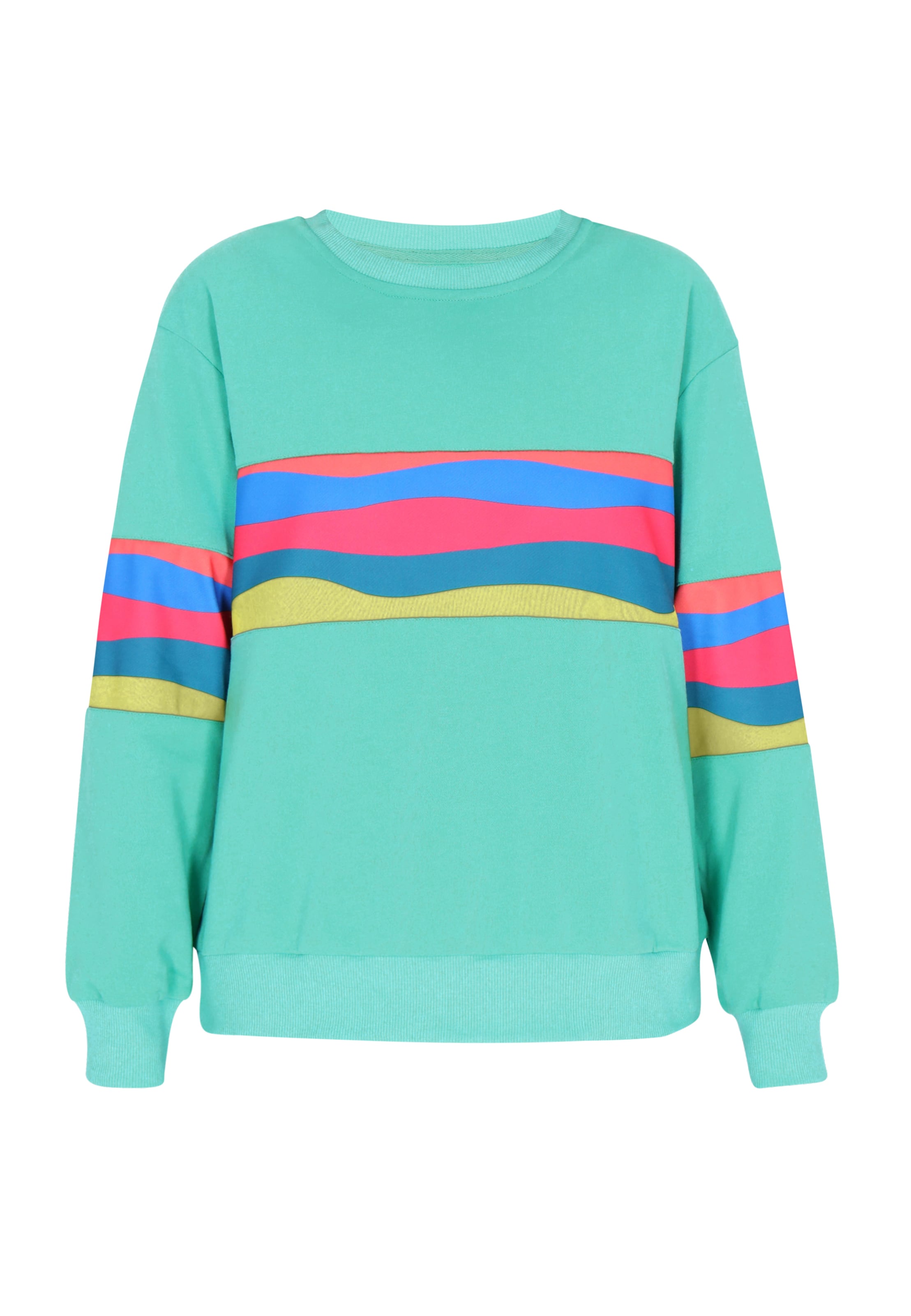 swirly - Sweatshirt em verde: frente