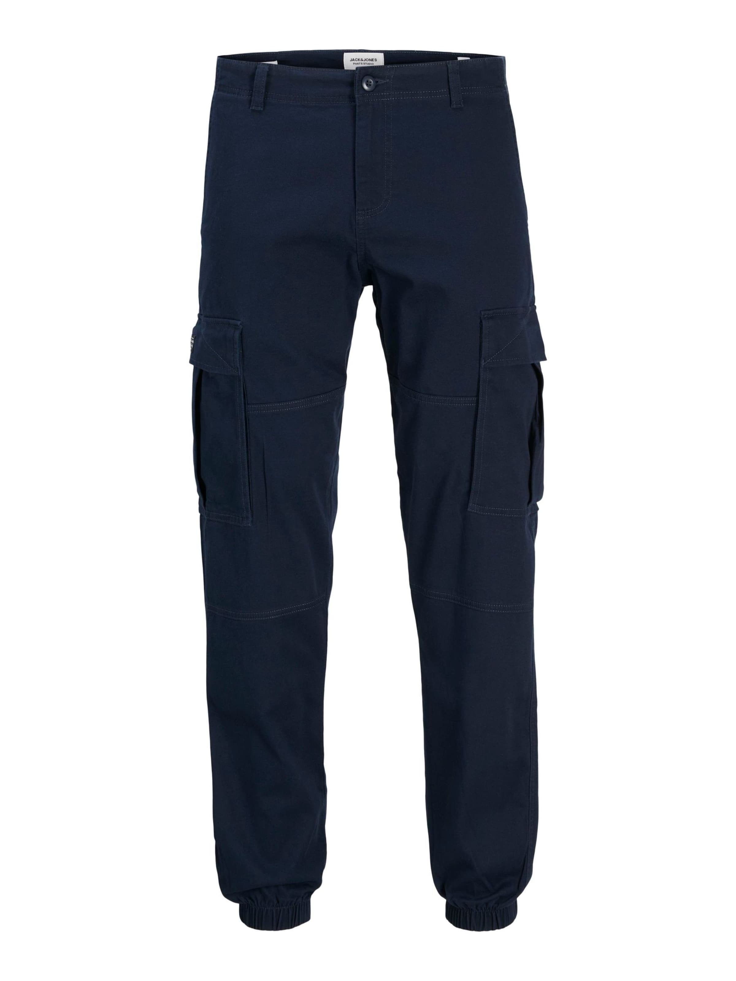 Pantalon cargo 'Kane Jonnie' JACK & JONES en bleu : devant