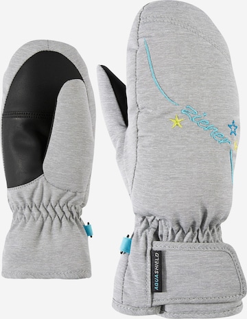 ZIENER Skihandschuh 'LULANA AS(R) MITTEN GIRLS glove junior' in Grau: predná strana