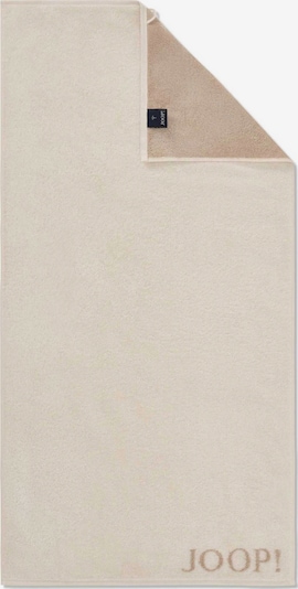 JOOP! Handtuch in 50x100cm in creme / dunkelbeige, Produktansicht