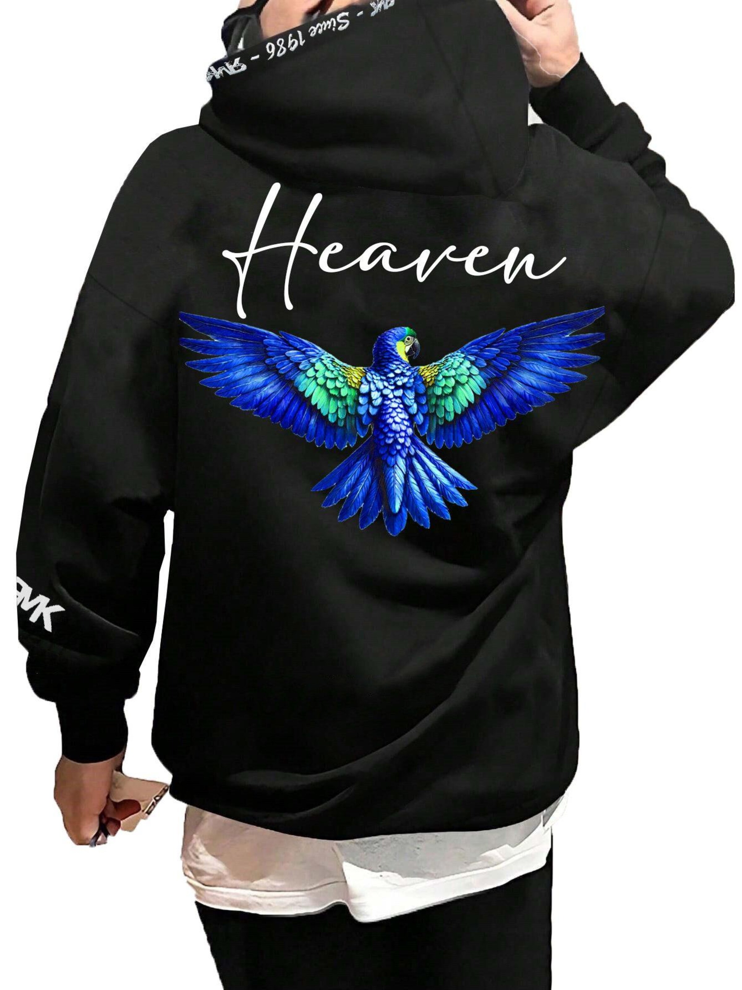 RMK Sweatshirt 'Heaven'‌‌‌‌‌‌‌ in Schwarz