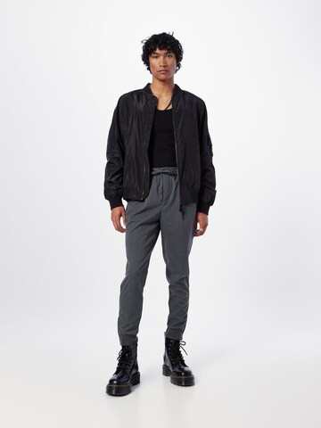 SCOTCH & SODA Tapered Pleat-Front Pants in Grey