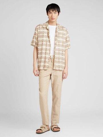 Effilé Pantalon 'Warren' SCOTCH & SODA en beige