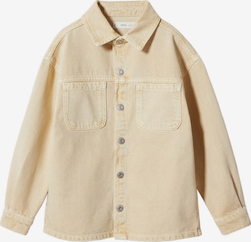 MANGO KIDS Regular fit Button Up Shirt 'Alex' in Beige: front