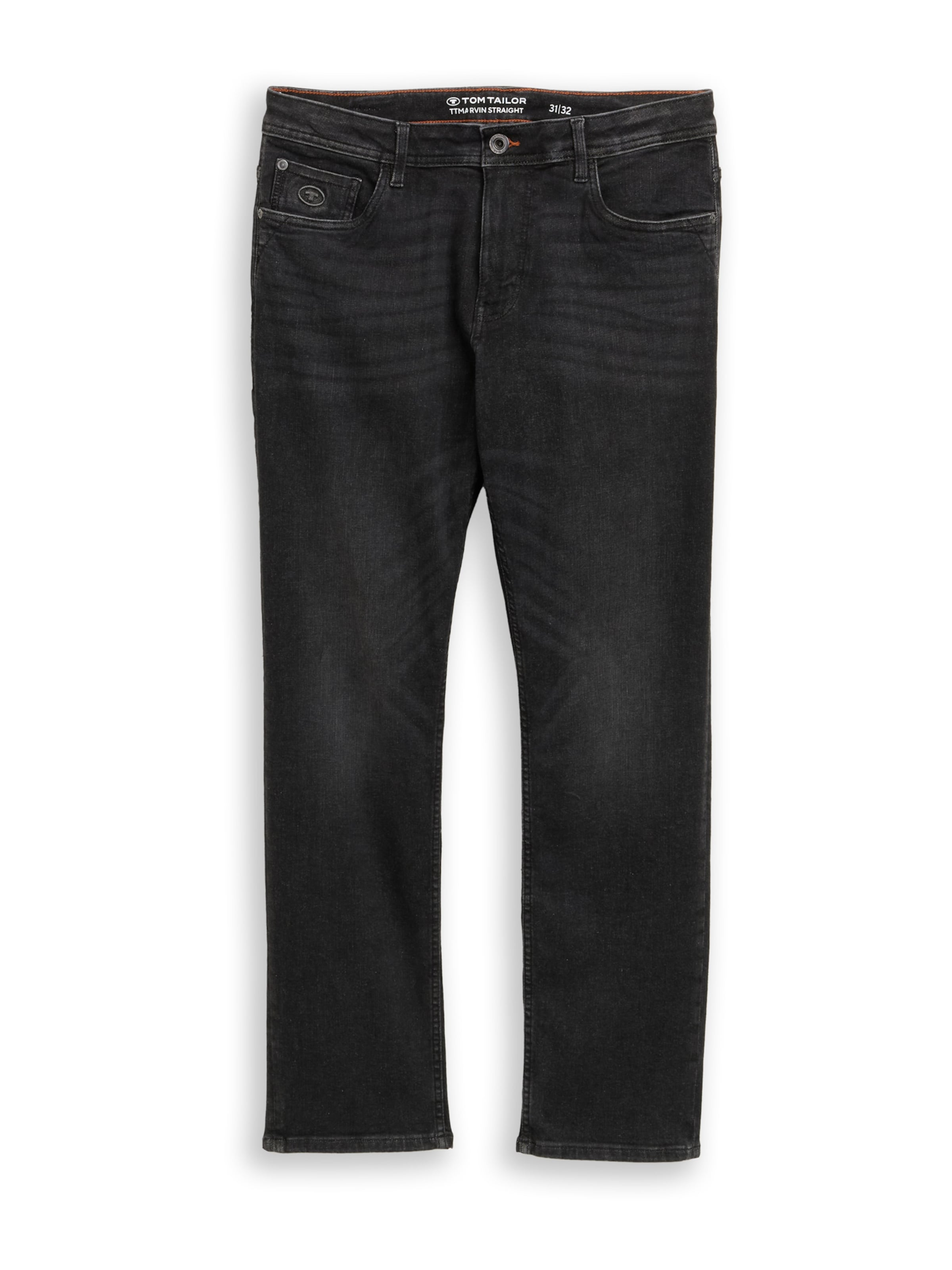 TOM TAILOR Regular Jeans 'Marvin' in Black: front