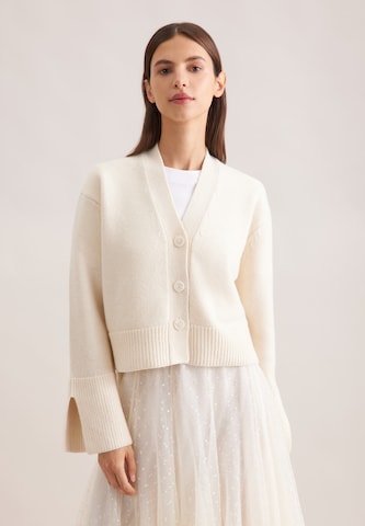 Cardigan SEIDENSTICKER en blanc : devant