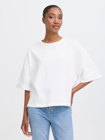 ICHI Shirt 'IHPALMER' in Beige: voorkant