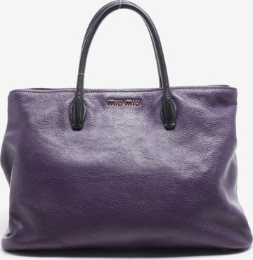 Miu Miu Bag in One size in Purple: front