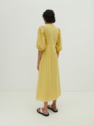 EDITED Shirt Dress 'Elena' in Yellow