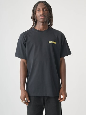 Maglietta 'So Hot!' di Cleptomanicx in nero