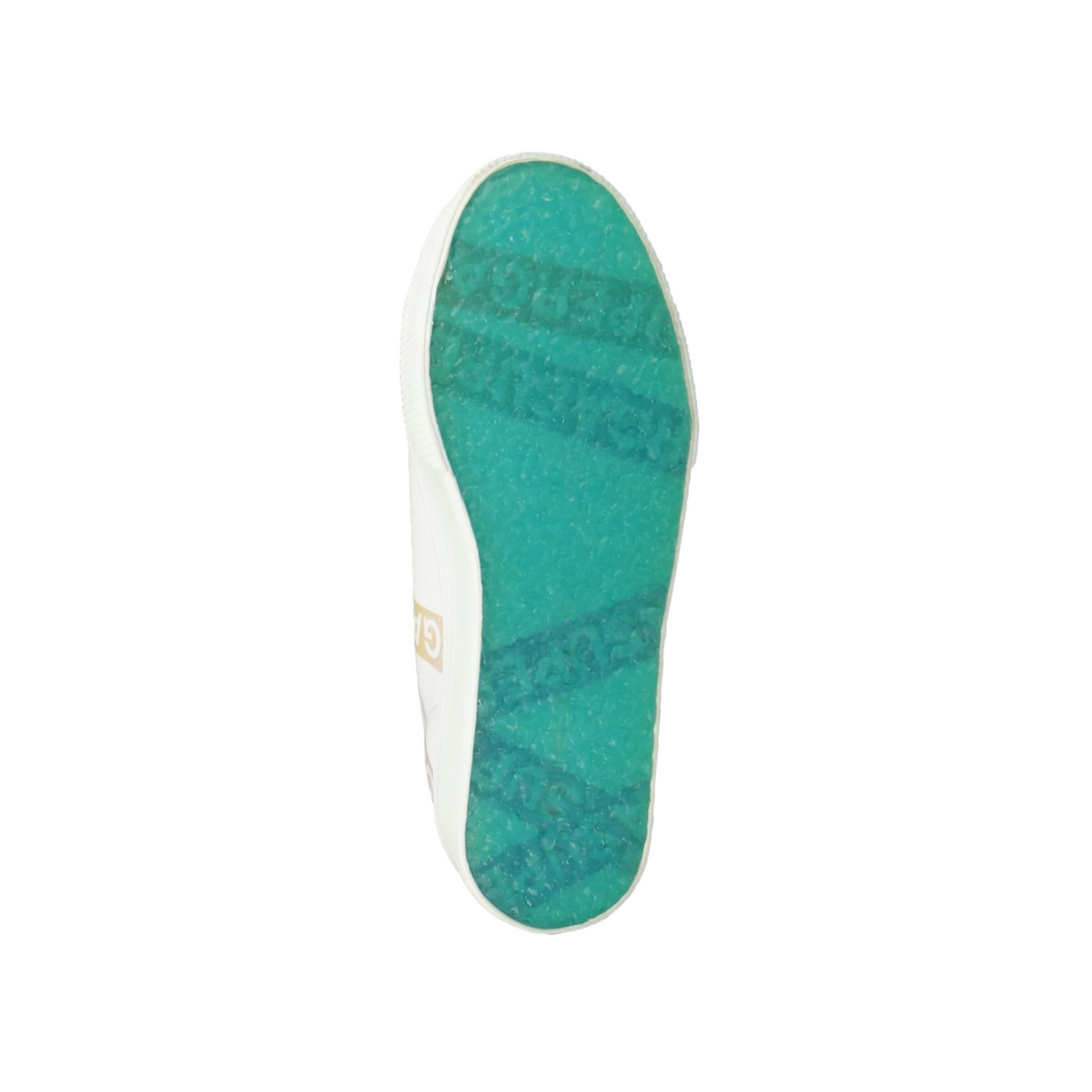 SUPERGA Schnürschuh in Weiß