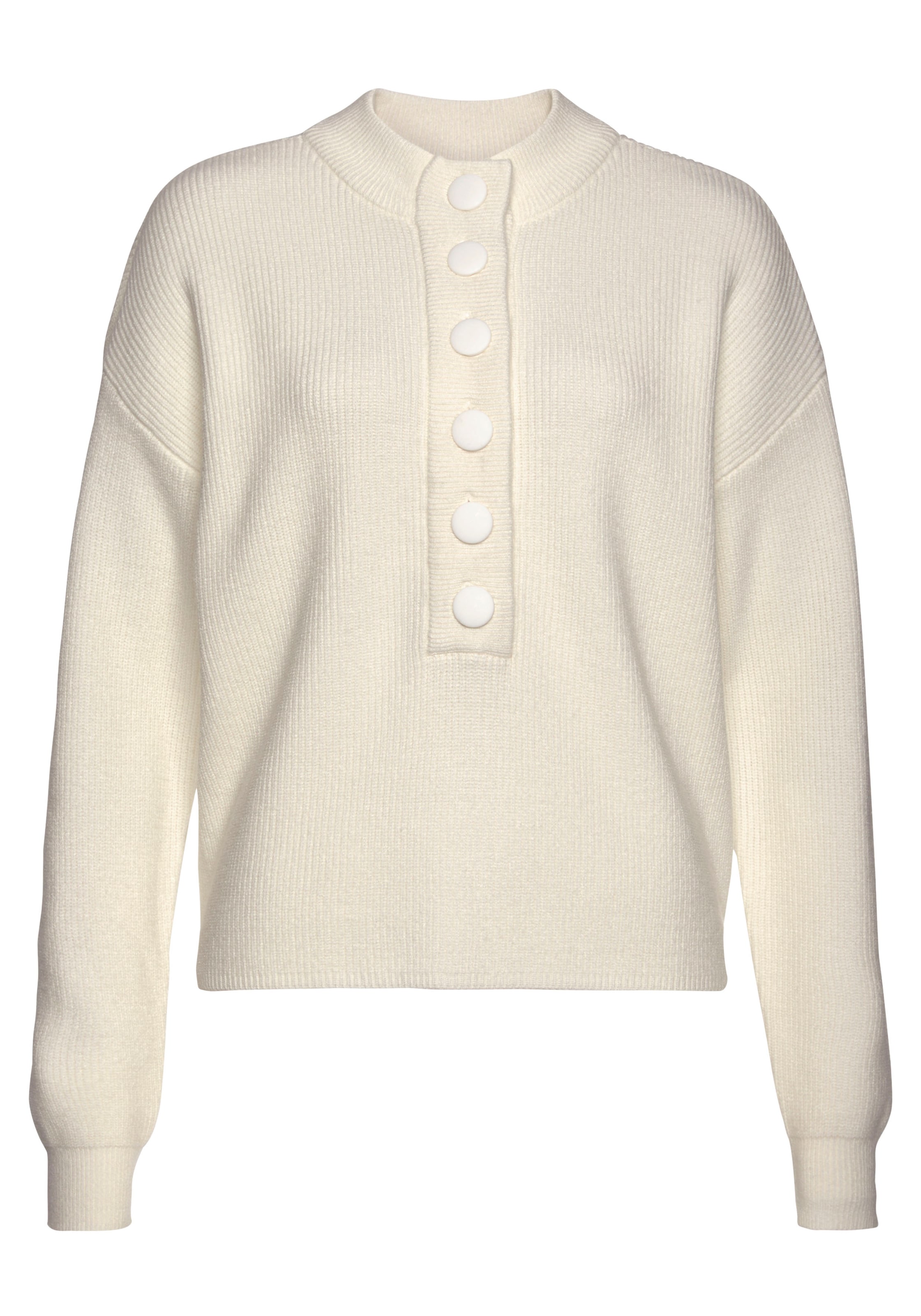 LASCANA Pullover in Grau: Vorderseite