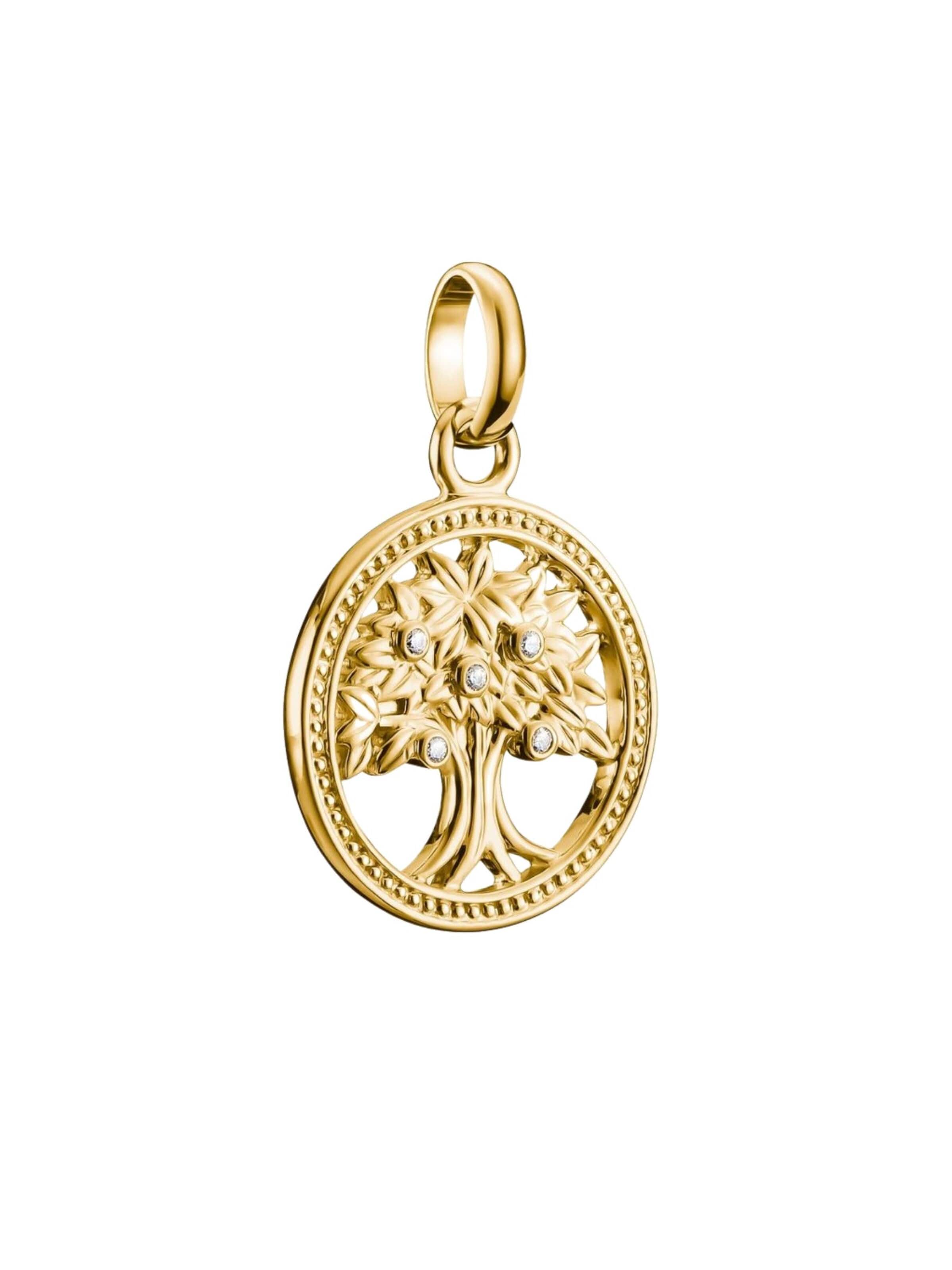 Pendentif Thomas Sabo en or : devant