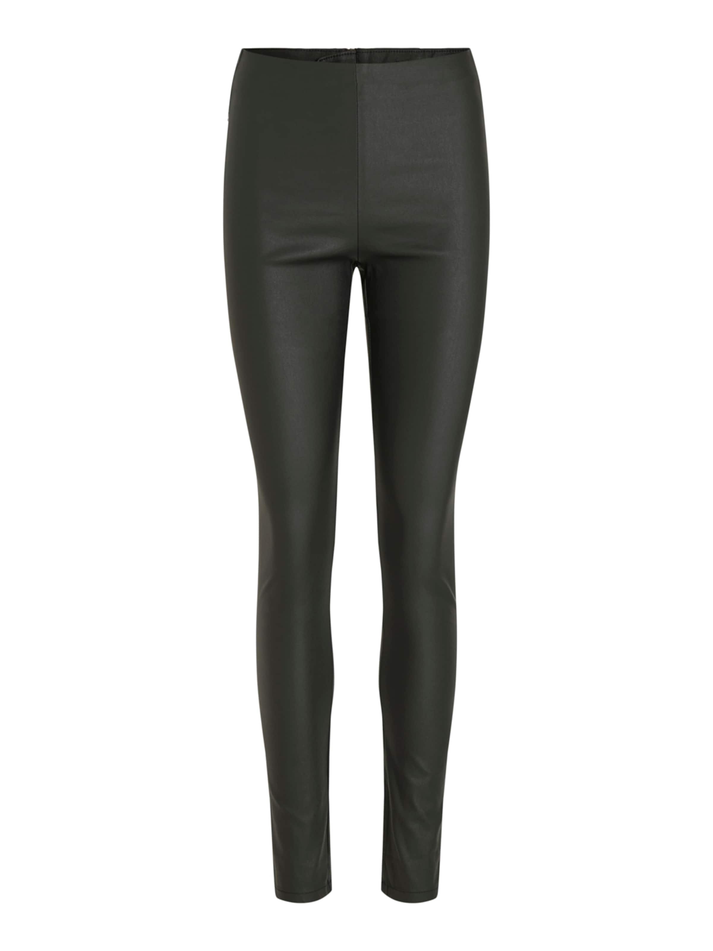 VILA Skinny Leggings 'Commit' in Black: front