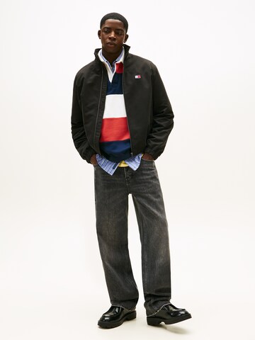 Tommy Jeans Демисезонная куртка 'ESSENTIAL' в Черный