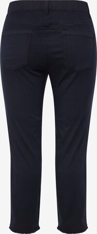 Ulla Popken Skinny Broek 'Sienna' in Blauw