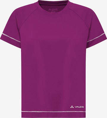 VAUDE T-Shirt 'Neyland II ' in Lila: Vorderseite