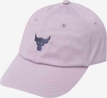 UNDER ARMOUR Athletic Cap 'Project Rock' in Purple: front