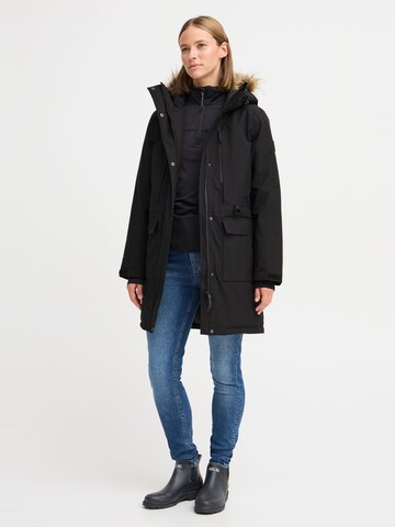 Cappotto funzionale 'Bree' di North Bend in nero: frontale