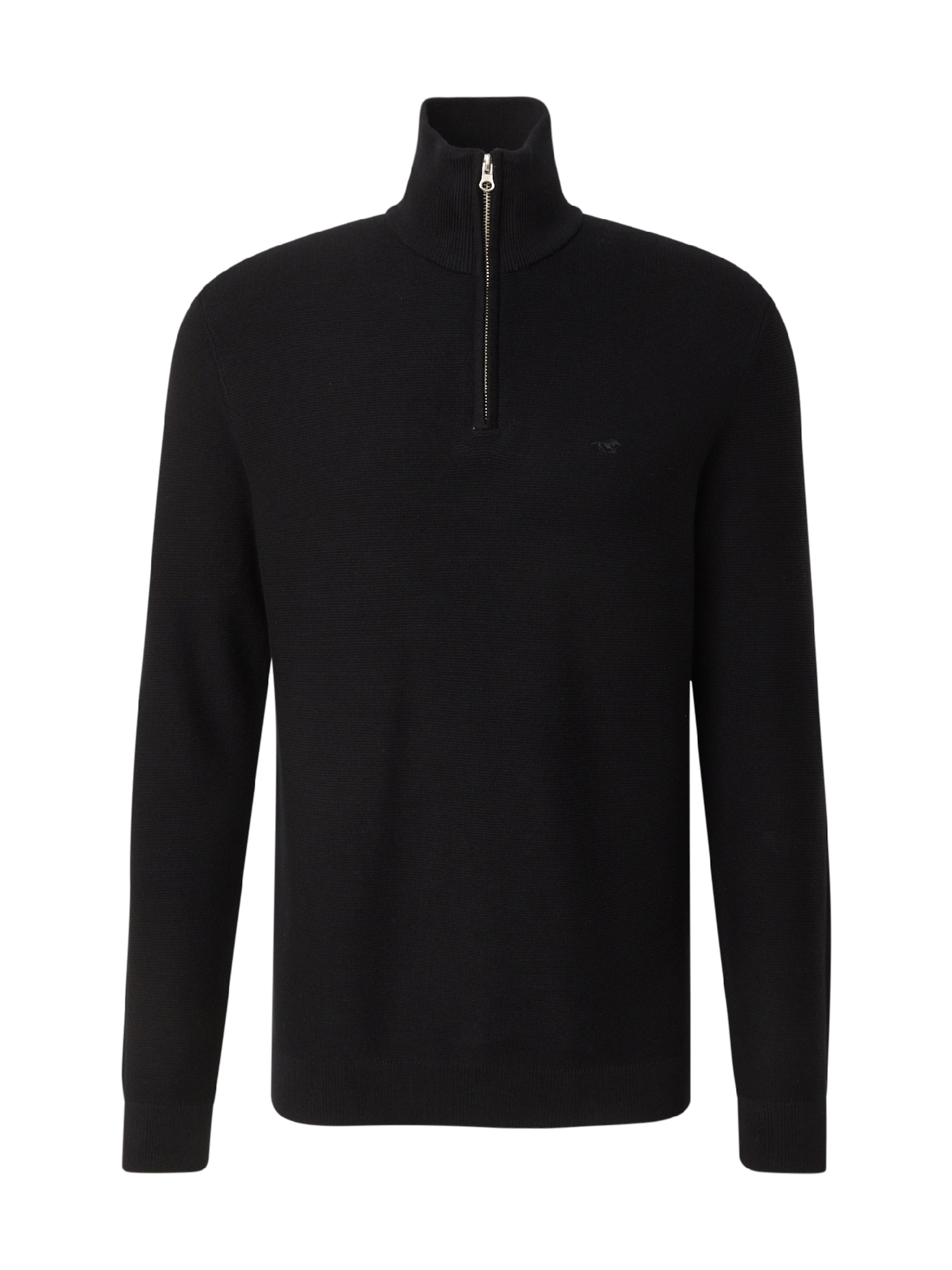 MUSTANG Pullover 'Everett' i sort: forside