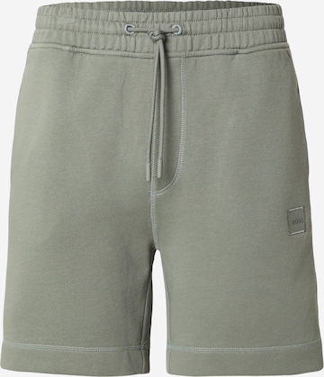 BOSS - Regular Calças 'Sewalk' em cinzento: frente