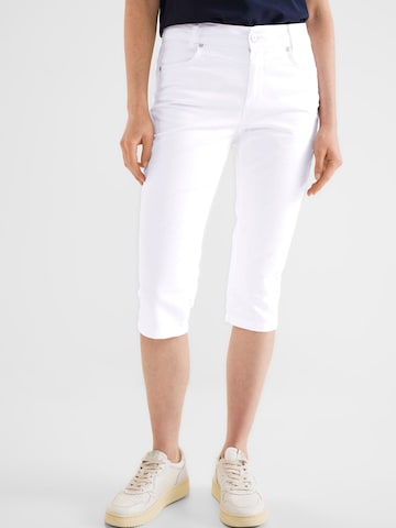 Slimfit Jeans 'Yulius' de la STREET ONE pe alb: față