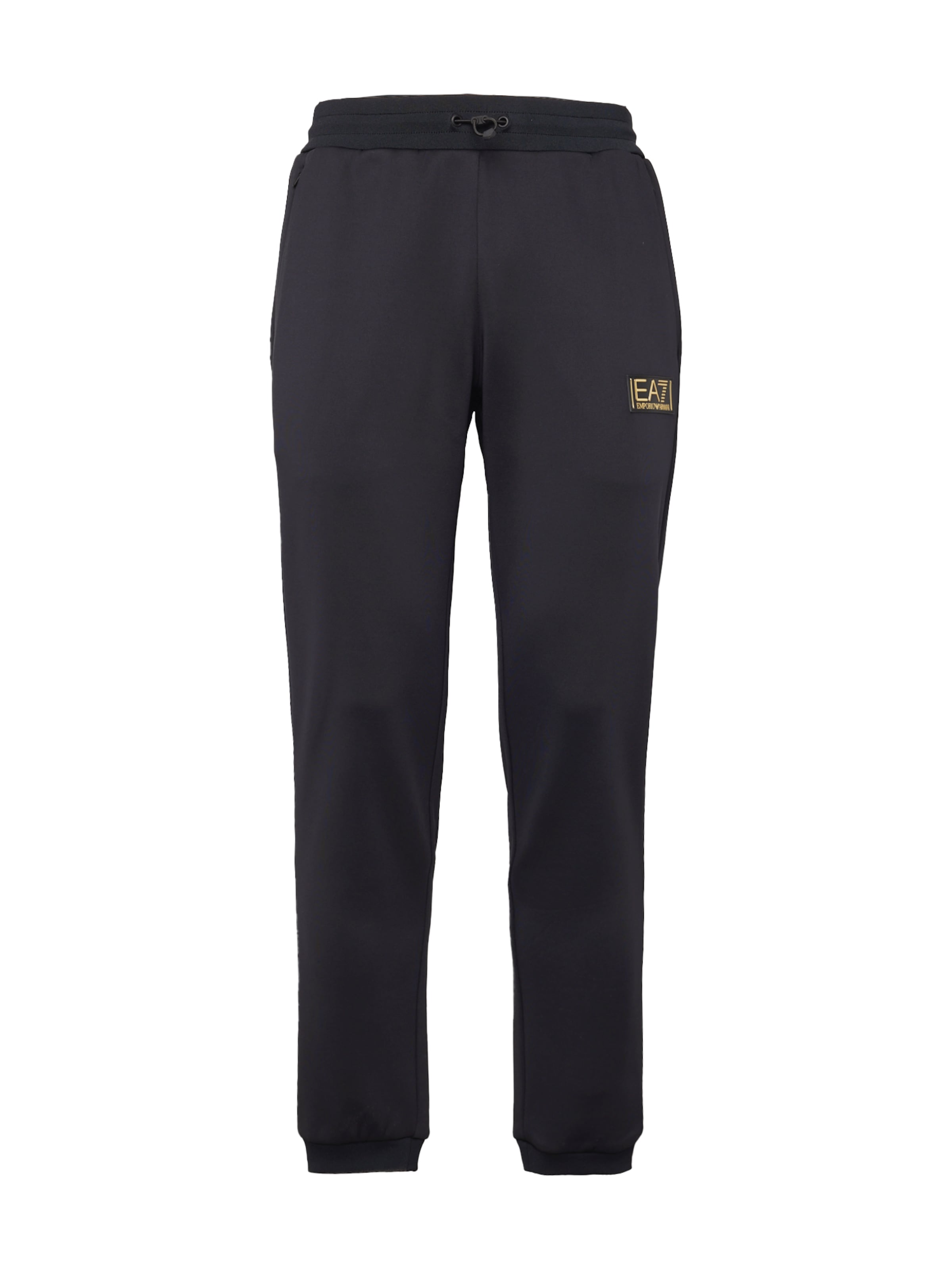 EA7 Emporio Armani - Tapered Pantalón en negro: frente