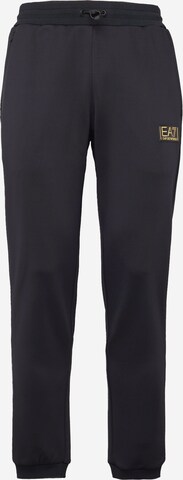 EA7 Emporio Armani Tapered Broek in Zwart: voorkant