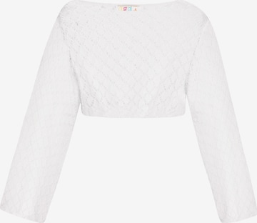 IZIA Pullover i hvid: forside