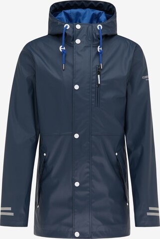 HOMEBASE Between-Season Jacket in Blue: front