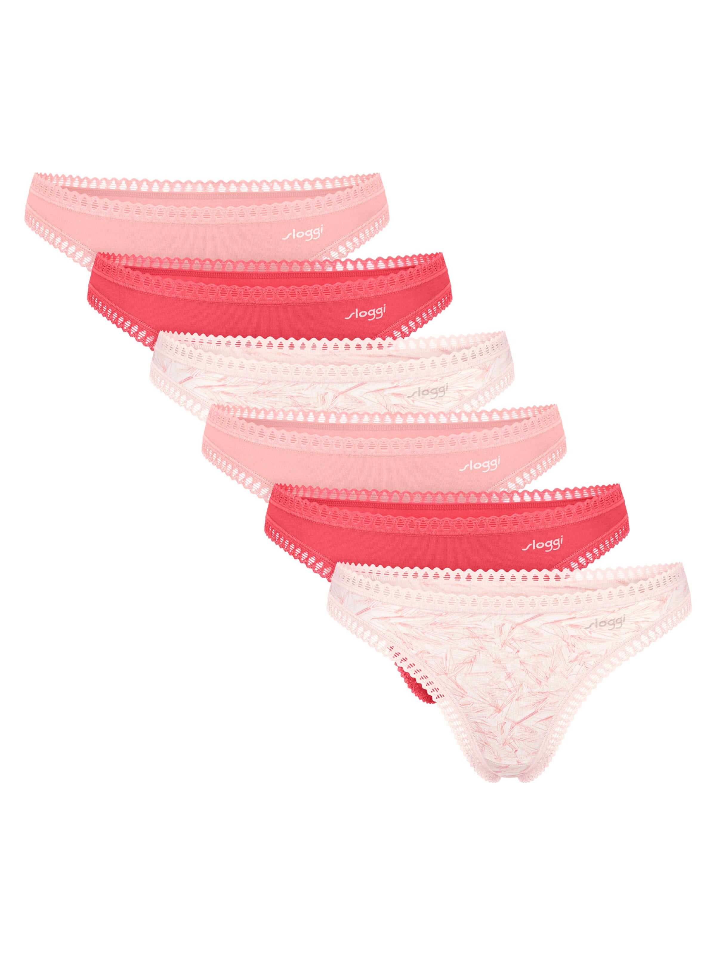 SLOGGI String 'GO Crush' in Roze: voorkant