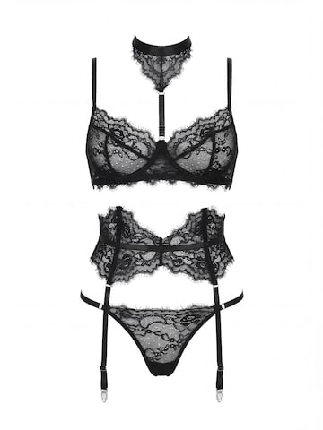 SpaLeXLine Balconette Wäsche-Sets 'SX1031'‌‌‌‌‌‌‌ in Schwarz