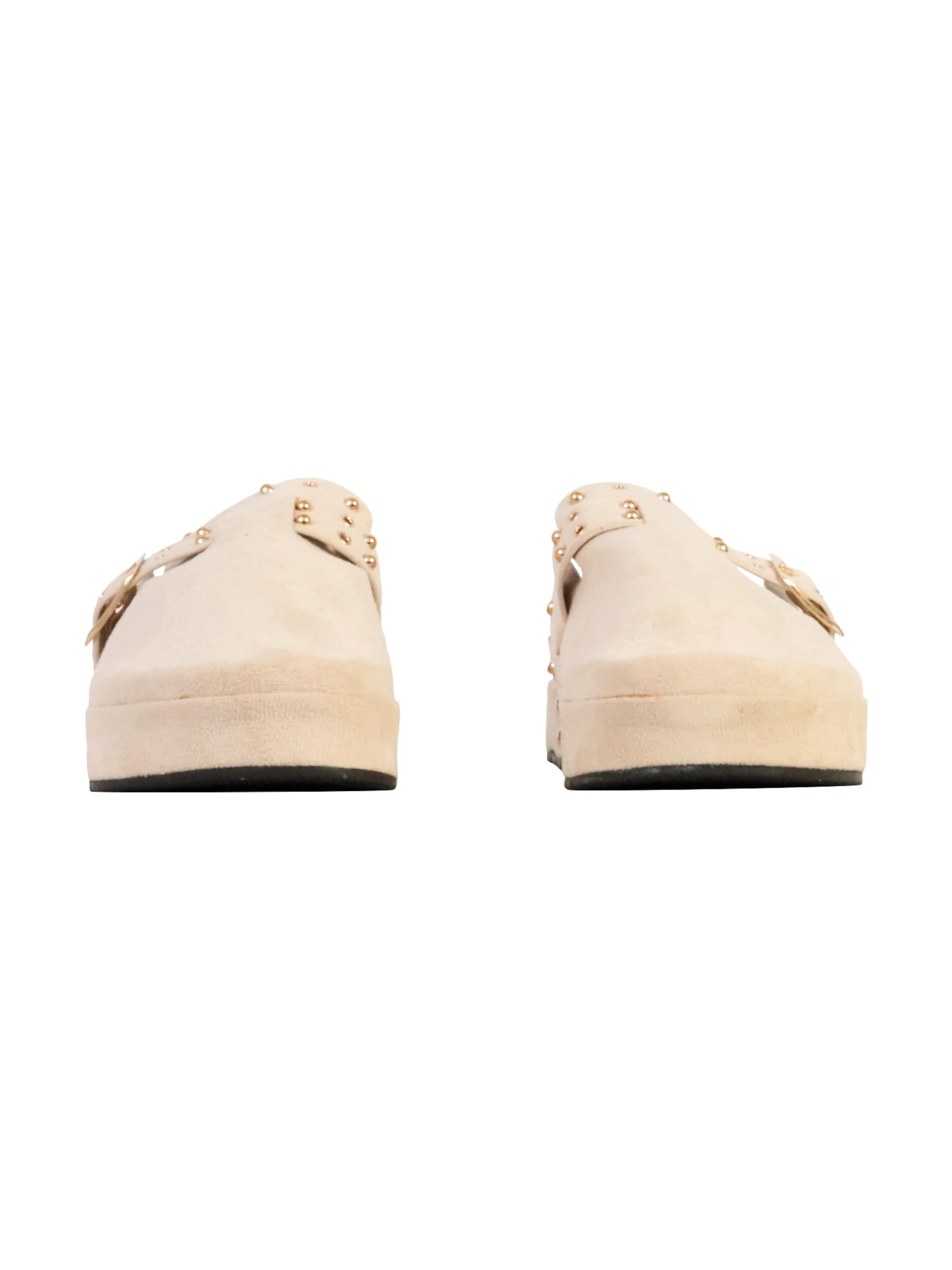 The Divine Factory Pantolette 'Pantoletten zum Hineinschlüpfen'‌ in Beige