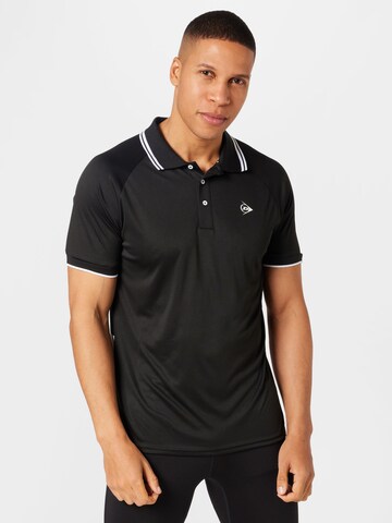 DUNLOP - Camiseta funcional en negro: frente