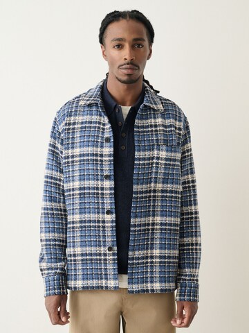 Next Regular fit Button Up Shirt in Blue: front