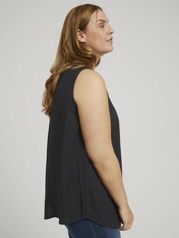 Tom Tailor Women + Bluse in Schwarz